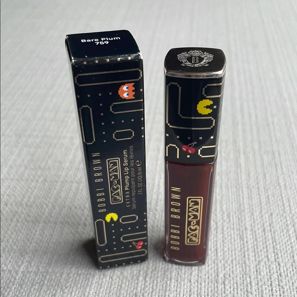 Bobbi Brown Pac-Man collection extra plump Lip serum in Bare Plum 759